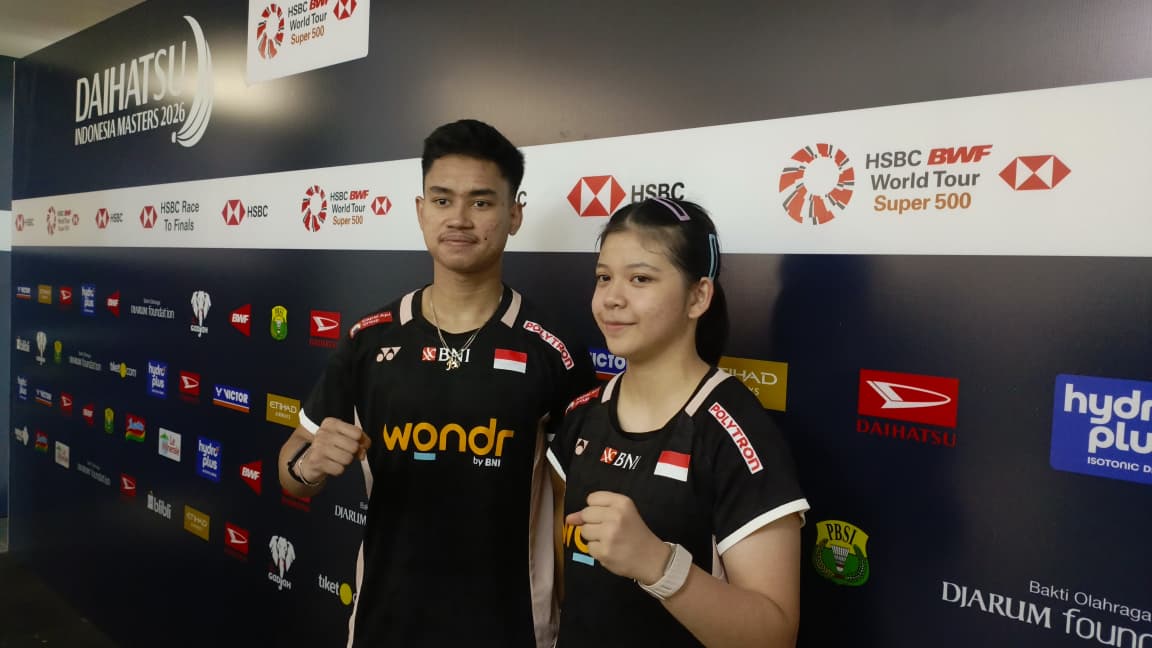Indonesia Masters 2026: Jafar/Felisha Lolos ke 8 Besar usai Menang Perang Saudara Lawan Dejan/Bernadine